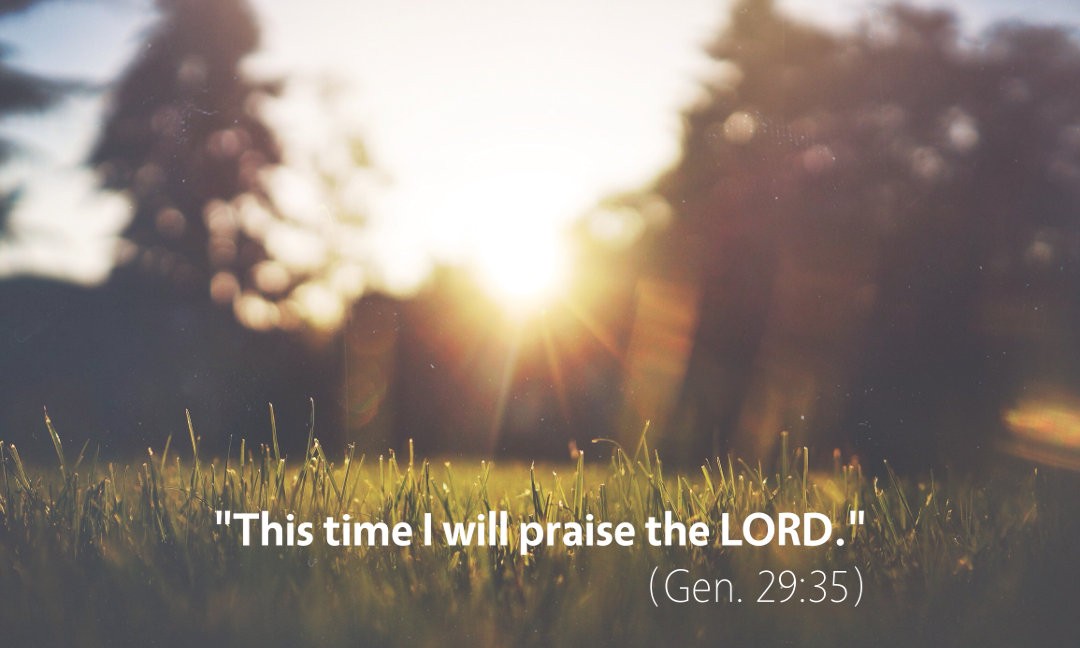 Genesis 29: This time I will praise the Lord