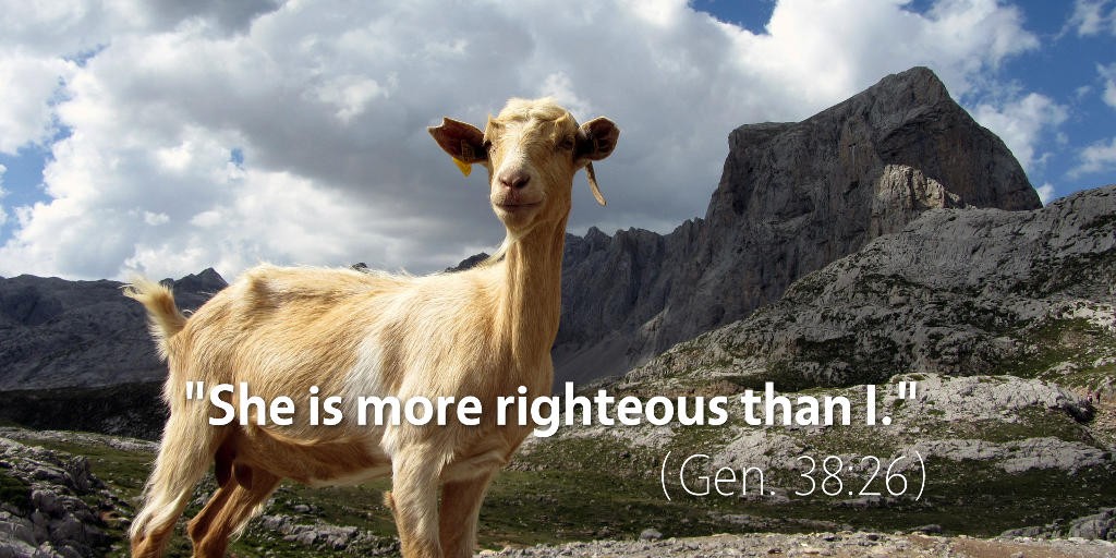Genesis 38: She is more righteous than I