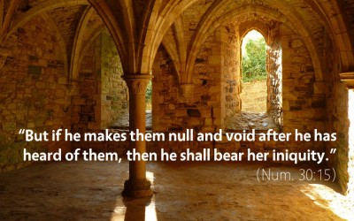 May 21st: Bible Meditation for Numbers 30